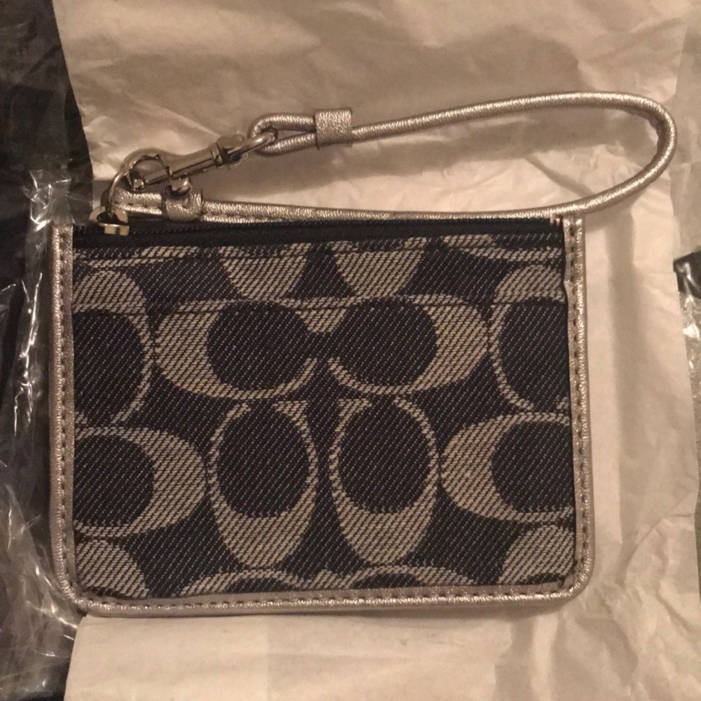 Coach Signature Multicolor Zippy Wallet - Picture 4 of 4